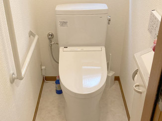 トイレリフォーム ウォシュレットが使いやすい便利なトイレ
